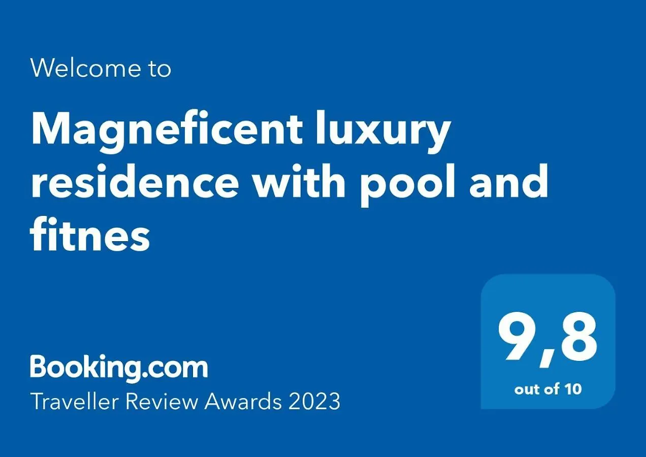 Magneficent Luxury Residence With Pool And Fitnes Stambuł